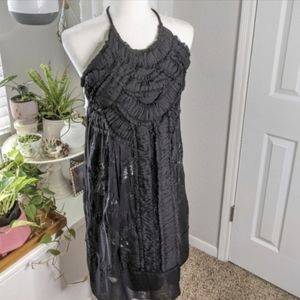 MOSCHINO- black, sequin, party dress prom wedding mochino